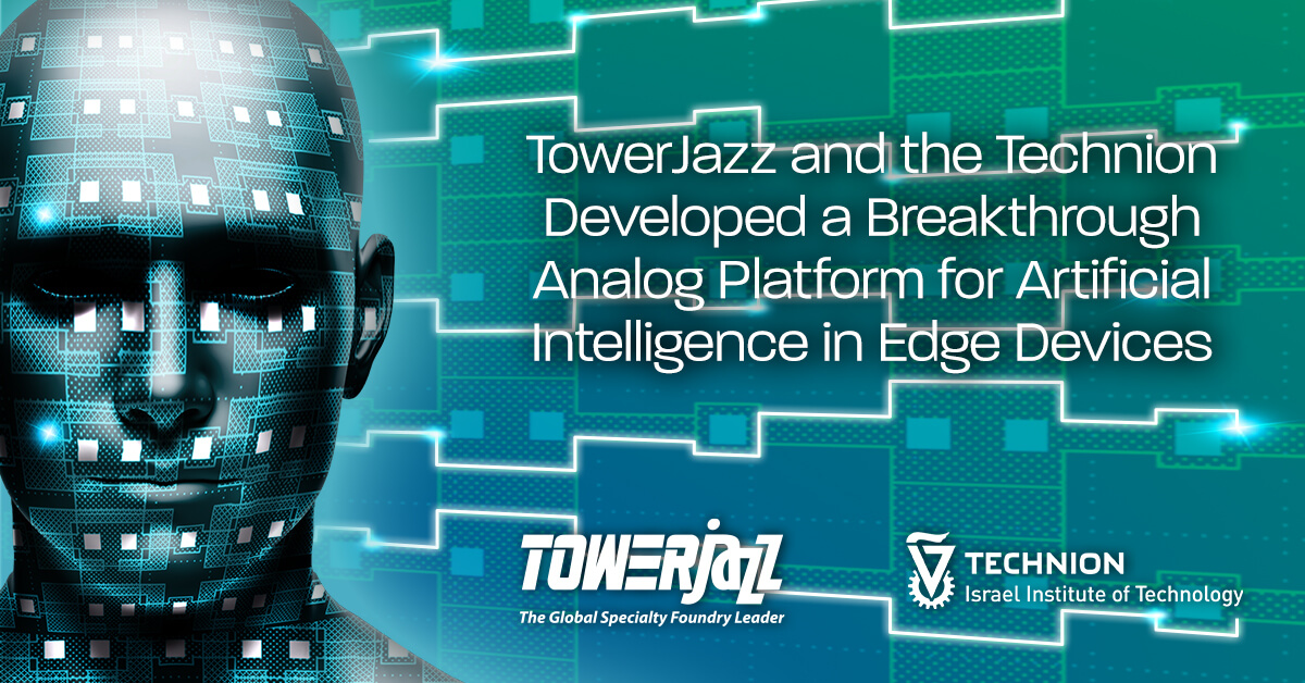 TowerJazz Technion PR