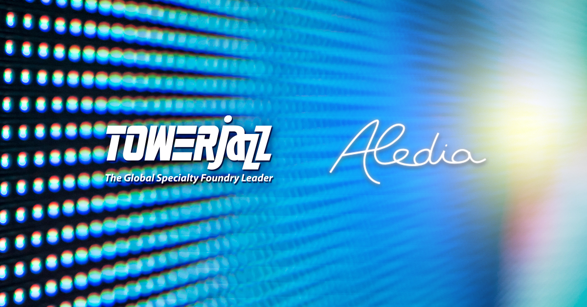 TowerJazz Press Release Aledia 2019