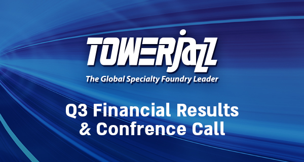 TowerJazz Q3 Results