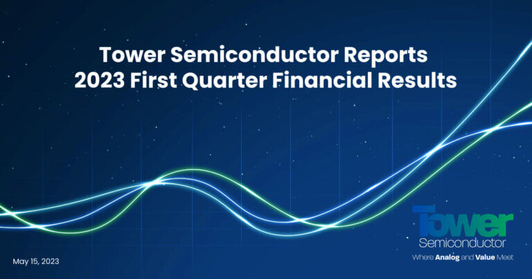 Tower Semiconductor Reports 2023 First Quarter Financial Results