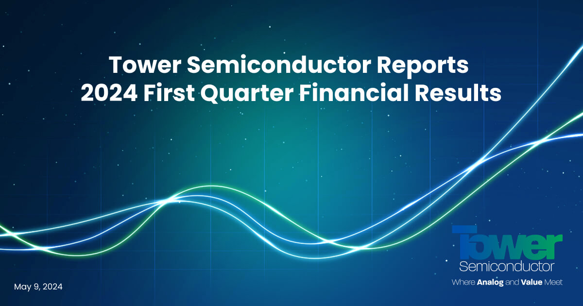 Tower Semiconductor Reports 2024 First Quarter Financial Results